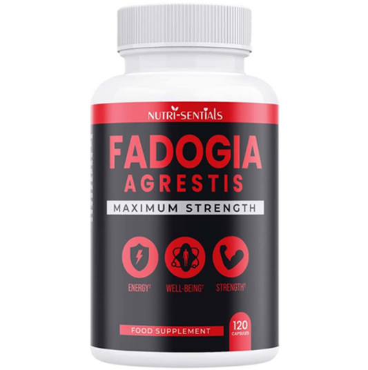 Fadogia Agrestis 1000mg Maximum Strength 120 Capsules - Fadogia Agrestis Supplements, Athletic Performance & Muscle Mass